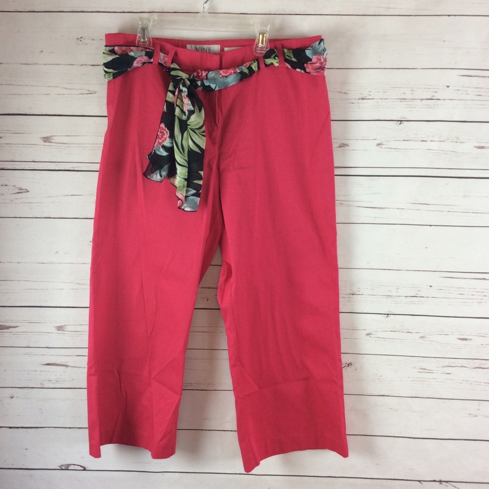 Nine And Company Womens Stretch Pants Hot Pink